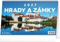 Kniha Hrady a zámky 2027 - stolní kalendář