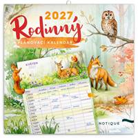 Rodinný plánovací kalendář 2027 - nástěnný kalendář