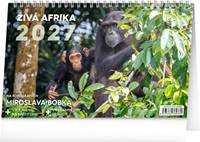 Kniha Živá Afrika 2027 - stolní kalendář
