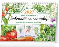 Kniha Plánovací kalendář se semínky 2027 - stolní kalendář