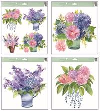 Dekoračná okenná fólia Kvety