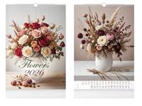 Kniha Flowers 2026 - nástěnný kalendář