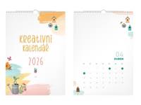 Kniha Kreativní kalendář 2026 - nástěnný kalendář