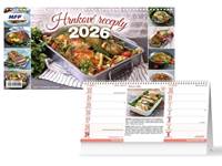 Hrnkové recepty kalendář 2026 - stolní kalendář