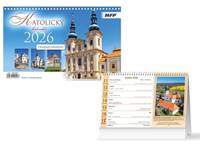 Kniha Katolický kalendář 2026 - stolní kalendář
