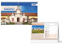 Kniha Národní kulturní památky kalendář 2026 - stolní kalendář