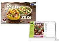 Kniha Saláty 2026 - stolní kalendář