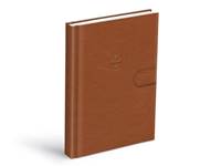 Kniha Diář 2026 D801 PU brown s magnetem