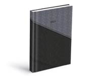 Kniha Diář 2026 D801 PU gray/dak gray