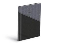 Kniha Diář 2026 T805 PU gray/dark gray