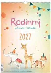 Rodinný kalendář 2027 - nástěnný kalendář