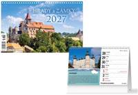 Hrady a zámky 2027 - stolní kalendář