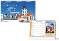 Katolický kalendář 2027 - stolní kalendář