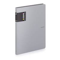 Kniha Zakladač Pastelini A4/4-krúžkový sivý