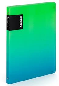 Kniha Zakladač A4/4-krúžkový zelený ombre