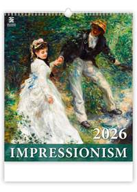 Kniha Impressionism 2026 - nástěnný kalendář