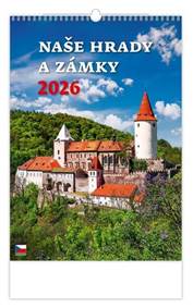 Naše hrady a zámky 2026 - nástěnný kalendář