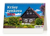 Kniha Krásy venkova 2026 - stolní kalendář