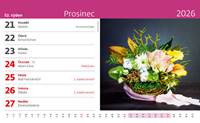 Květiny 2026 - stolní kalendář