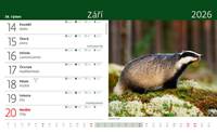 Myslivecký kalendář 2026 - stolní kalendář