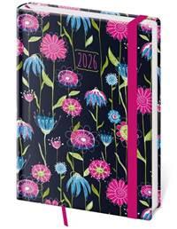 Denní diář 2026 A5 Vario Fragrance s gumičkou