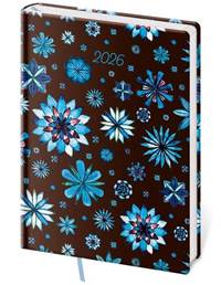 Kniha Denní diář 2026 A5 Vario Lyra Nocturno