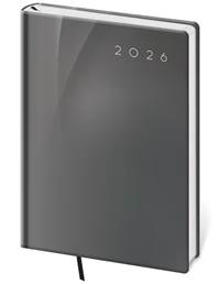 Kniha Týdenní diář 2026 A5 Vario Grey design