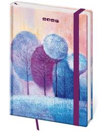 Kniha Týdenní diář 2026 A5 Vario Eden s gumičkou