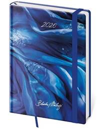 Kniha Týdenní diář 2026 A5 Vario Matragi Blue s gum