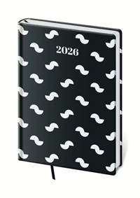 Kniha Týdenní diář 2026 A5 Vario Lyra Eclipse