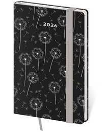 Kapesní diář 2026 Vario Dandelion s gumičkou