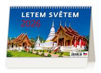 Letem světem 2026 - stolní kalendář