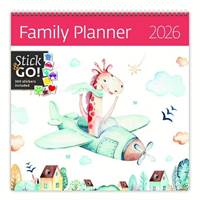 Kniha Family Planner 2026 - nástěnný kalendář