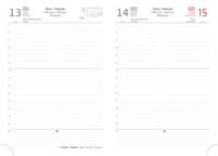 Kniha Denní diář 2026 A5 Black Orange s poutkem