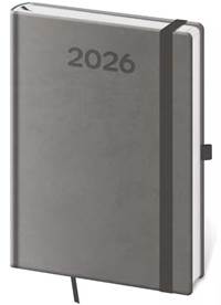 Týdenní diář 2026 A5 Print Pop šedý
