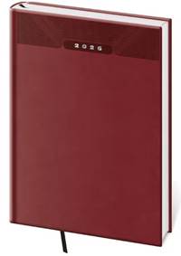 Týdenní diář 2026 B5 Print Classic angl. červená