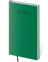 Kapesní diář 2026 Soft zelený