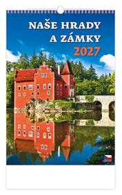Kniha Naše hrady a zámky 2027 - nástěnný kalendář