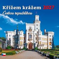 Kniha Křížem krážem Českou republikou 2027 - nástěnný kalendář