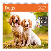 Kniha Dogs 2027 - nástěnný kalendář