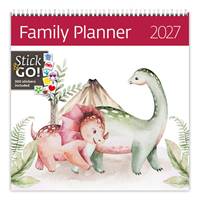 Kniha Family Planner 2027 - nástěnný kalendář