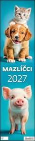 Kniha Mazlíčci vázanka 2027 - nástěnný kalendář