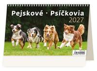 Kniha Pejskové 2027 - stolní kalendář