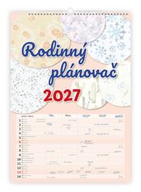 Kniha Rodinný plánovač 2027 - nástěnný kalendář