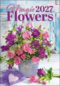 Kniha Magic Flowers 2027 - nástěnný kalendář