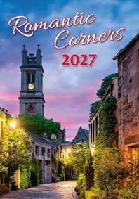 Kniha Romantic Corners 2027 - nástěnný kalendář