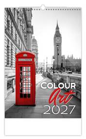 Kniha Colour Art 2027 - násěnný kalendář