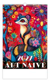Kniha Art Naive 2027 - nástěnný kalendář