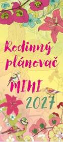 Kniha MINI rodinný plánovač 2027 - nástěnný kalendář