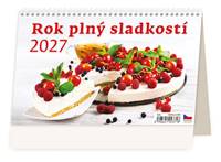 Kniha Rok plný sladkostí 2027 - stolní kalendář
